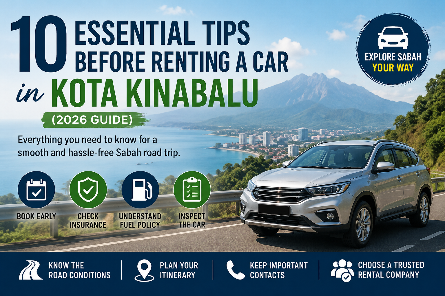 How to Rent a Car in Kota Kinabalu — Complete Guide (2026)