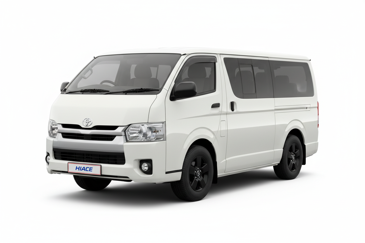 Toyota Hiace Manual - white background